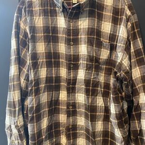 2XL Men's Cabela’s Brown Flannel Shirt